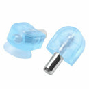 20 Pcs Screws Shelf Glass Sucker Cup Holder Case Metal Pin 5mm