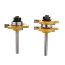 Tongue & Groove Bits-2Pcs Matched Router Set 1/4inch Shank Woodworking Tools