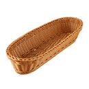 Braided Storage Basket Bread Basket Wicker Rattan Bread Basket, Fruit Servi J8W9