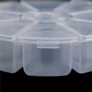 diamond painting boxes mini 8 grids rhinestone gems plastic box round storage M&
