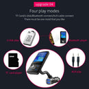 Car MP3 Wireless Bluetooth Handsfree Audio AUX with QC3.0 Dual USB Charge H