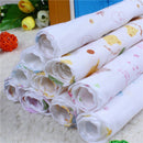 25x25cm 4pcs Baby Face Hand Towels Feeding Wipe Wash Cloth Towel Cartoon Pattern