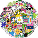50Pcs Cute Cartoon Stickers Laptop Luggage Guitar Bicycle Skateboard DecaJBTEUS