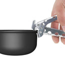 Camping PotPan Gripper Handle Bowl Gripper Outdoor Anti-hot Pot Pan Arm HolderBX