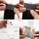 50 pairs dragee Box black groom + white bride for Wedding