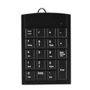 Mini USB Numeric Keypad Number Keyboard Num Pad 19 Keys Accounting Special Digit