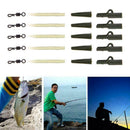 40Pcs Fishing Tackle carp lead clips Quick Change swivels F3B9 Sleeves~ O3R6