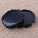 4x 58mm/53mm Black Car Wheel Center Hub Caps Decorative Cover ABS Plastic Cover