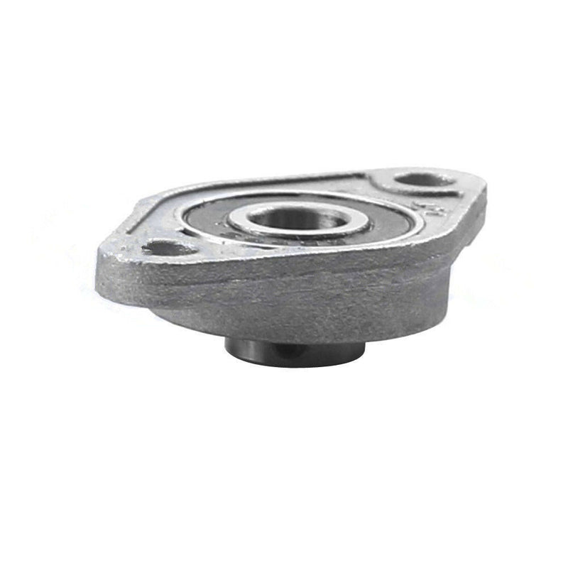 2Pcs 8mm Bore Diameter KFL08 Pillow Block Bearing Flange Rhombic Bearings SE