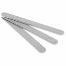 50 x Nail Files 100/180 Grey Round Double Side Grit Nail Art Tools Manicure WWZ