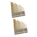 2 Sets Hex Shank Quick change Cobalt Drill Bit Set Multi Bits 1/4" hex shank