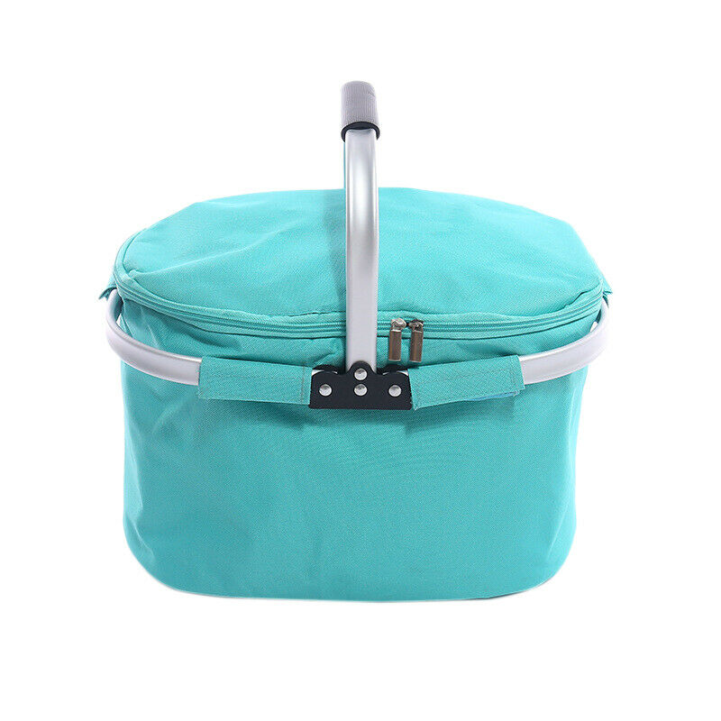 Portable Oxford Cloth Insulation Outdoor Picnic Bag Can Portable Car Ice Ba J4B9