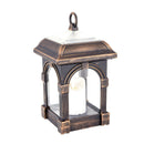 Retro Solar Candle Lantern Outdoor Path Garden Lawn Solar Hanging Light Gar Z3S4