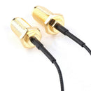 5pcs IPX to SMA Female UFL  SMA Connector WiFi Antenna Pigtail Cable-y