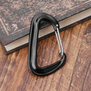 Aviation Aluminum D Shape Carabiner 12KN Hammock Safety Clasp Climbing Buckle