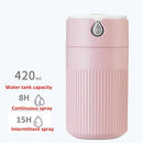 USB Air Humidifier for Car 420ML Ultrasonic Essential Aromatherapy Oil Diff