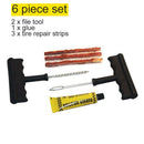 6pcs Motorcycle Car Tire Repair Tools Tubeless Tyre Puncture Needle Patch A
