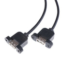 New 9 Pin to Dual USB 2.0 Type A Female Header Adapter Cable Motherboard J ou Hn