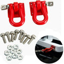 1 Pair Scale Hook Shackles Red 2pcs for RC SCX-10 Crawler Truck AccessoriesOZ