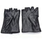 Women Punk Leather Driving Biker Fingerless Mittens Dance Motorcycle Gloves Gw