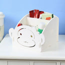 Assembly Desktop Office Organizers Storage Box Bathroom Wood Shelf Cable St U5R4