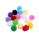 100pcs 25mm Colorful Felt Pompom Balls for Christmas Crafts Embellishments