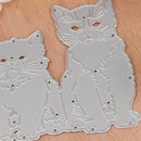 Greeting Cards Metal Cutting Dies DIY Scrapbooking/Photo Album Decor Cats