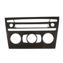 Carbon Fiber Central Control Volume Button Panel Cover Trim for BMW X1 2011