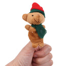 5Pcs/set Christmas Theme Character Finger Puppets Story Telling Soft Cloth T BX