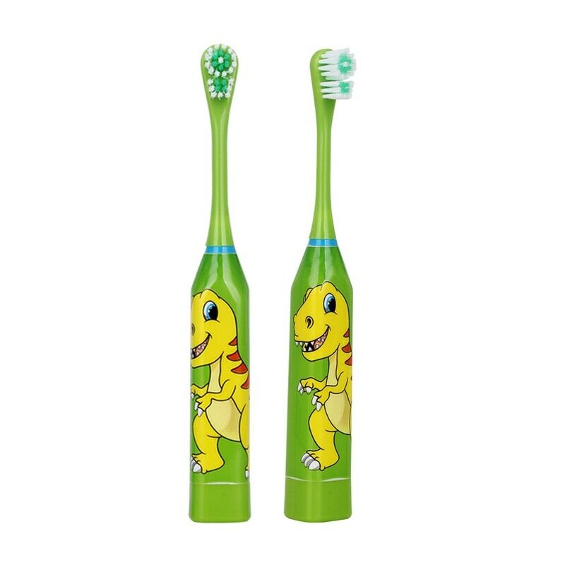 Azdent Children Electric Toothbrush Cartoon Pattern Double-Sided Tooth Brus G2C1