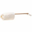 Wooden Handled Natural Sponge Loofah Back Scrubber Brush Bath Long Reach Sh E2I8