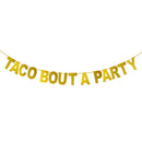 taco bout a party banner mexican carnival party decor glitter paper buntingGG