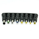 8pcs Power Charger Tips Notebook Laptop DC AC Power Adapter Connector Universal