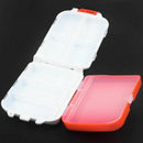 Travel 8 Compartment Medicine Tablet Holder Organizer Dispenser Case Pill B Z5Y8