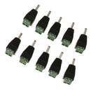 10 Pack Monitor DC Power Plug Connector Green Socket 3.5x1.3mm DC 5V Power