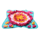 Folding Bite Resistant Flower Educational Mat Dog Foraging Training Blanket A