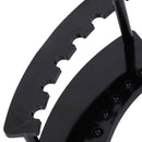 Office Desk Black Plastic 6 Position Pen Pencil Holder Stand Y1A5
