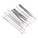 9Pcs Blackhead Acne Comedone Pimple Blemish Extractor Remover Tool Kit Set FT