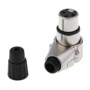 1 Paired Male And Female XLR Connectors Plug C13-C14 Bend Right