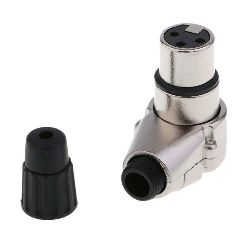 1 Paired Male And Female XLR Connectors Plug C13-C14 Bend Right