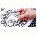 42 Pack Carving  Kit with Refill Art Blades Cutting Tool & Ruler for Craft,