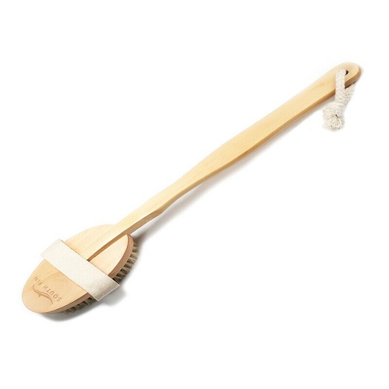 Blue Zoo South Fin Bath Body Brush Boar Bristles Exfoliating Body Massager  R3M5