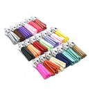 20x Mixed Leather Tassels Earrings Charm Pendant DIY Jewelry Making FindingsJR