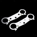 2 Pieces Motorcycle Front Fork Yokes Clamp for 47CC 49CC Mini Motor Dirt Bike