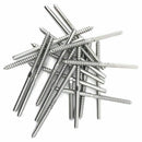 Lag Screw Stud Thread Fitting Terminal, 1/8 inch Cable Railing Hardware Sta G8Q4