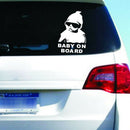 Car Reflective aterpoof Rear Door Reflective Car Stickers Baby on Board