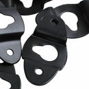 10PCS Audio Speaker Wall Mounted Iron Hanger Plate Black 4.8cm Long S8Q7