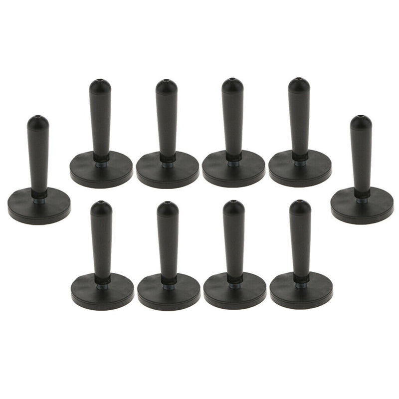 Pack of 10 Car Wrap Vinyl Film Install Fix Tools Foil Holder Strong Magnet Black