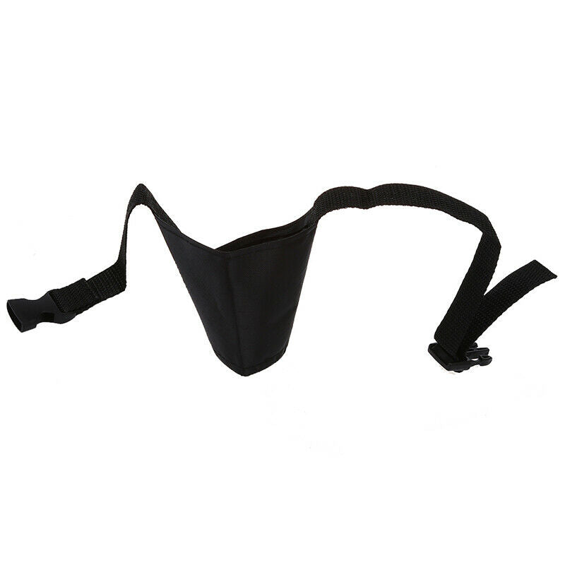 Muzzle Grating Adjustable nylon Black For Dog Training 8cm Size 3 H3Q3