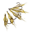 5 pieces 2g 4cm flexible Super-lightweight shaped shrimp bait smell fish sh J8F5